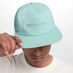 Air Jordan Pro Unstructured Flat Bill Hat Mineral Blue Size L/XL HQ9231 309 NEW